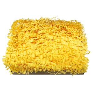 Żółty papierowy wypełniacz dekoracyjny 1kg